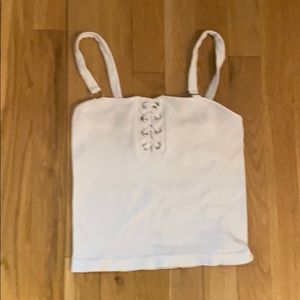 White tank top